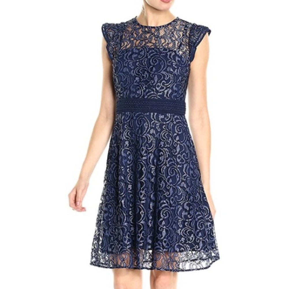 Rachel Rachel Roy Plus Size Lace Fit & Flare Dress